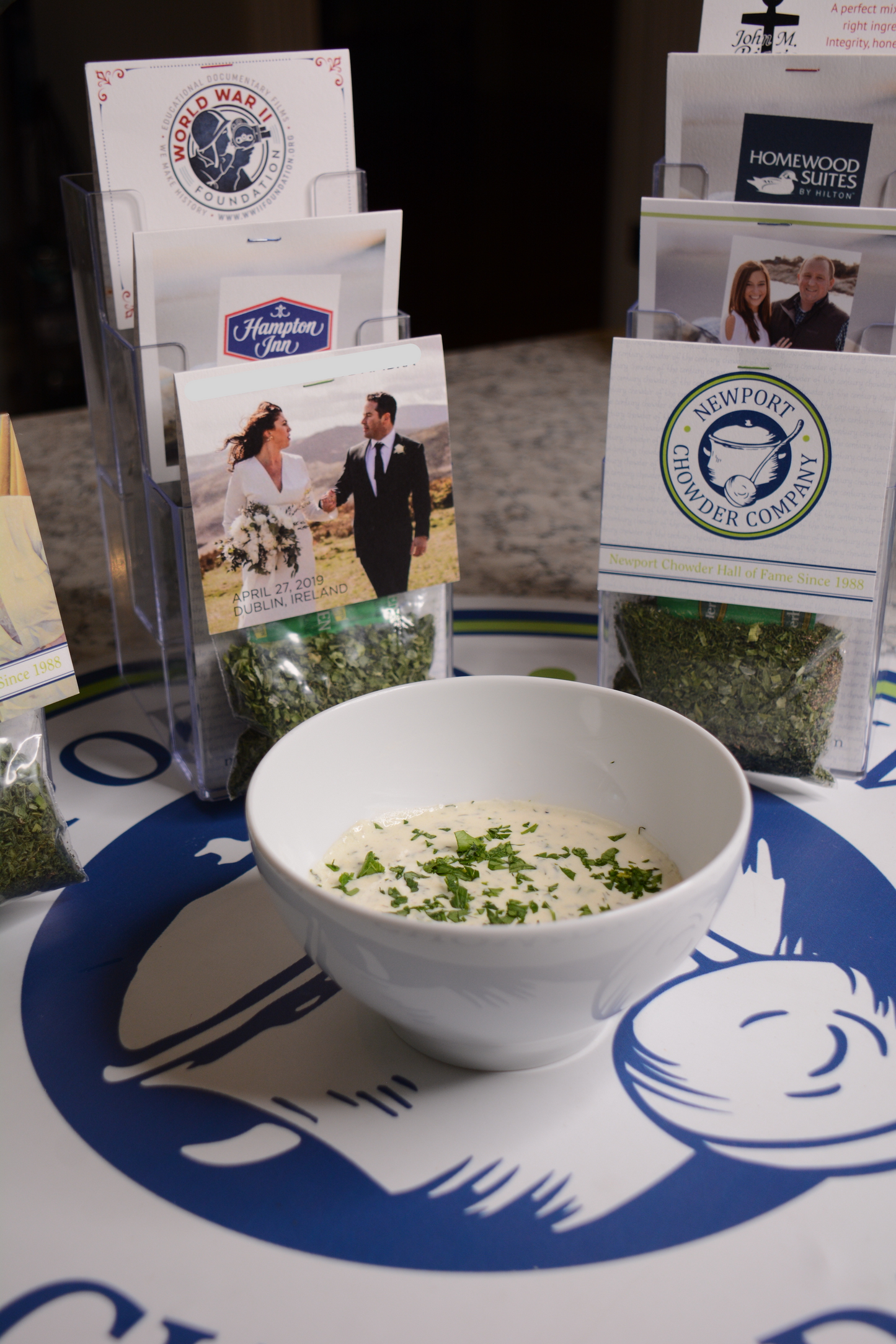Customized Newport Chowder Spice Packet Design